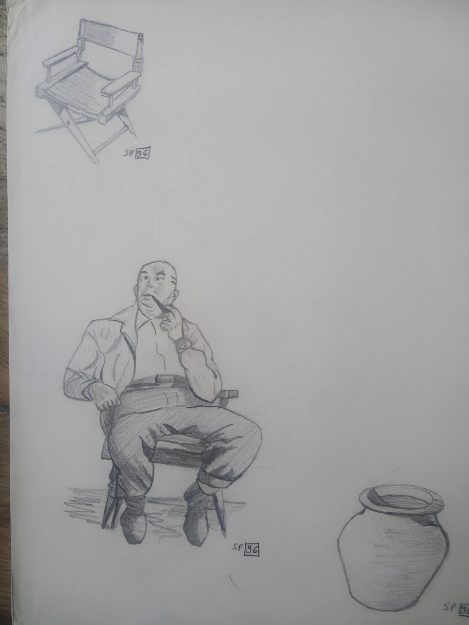 Vieil homme à la pipe